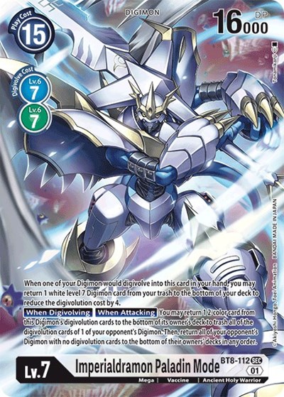 imperialdramon digimon card Imperialdramon: Fighter Mode [BT12-031] (2023 Regionals Participant) [  Dungeons & Javas Classic Collection Card type Promo] Imperialdramon: Dragon Mode ACE