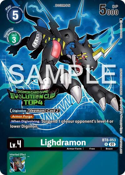 Lighdramon - BT8-053 (2024 Evolution Cup Top 4) - Foil - Magic Stronghold  Games