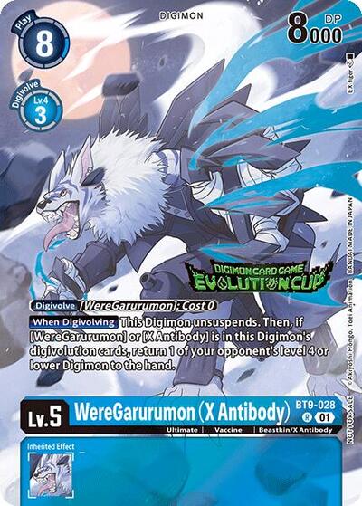 WereGarurumon (X Antibody) (August 2024 Evolution Cup Participant) - Foil -  Magic Stronghold Games