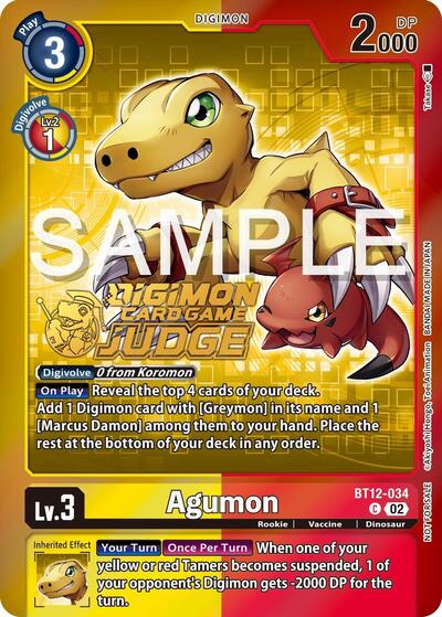 digimon agumon card Agumon [BT22-068] (X Antibody) [Cyber Eden Release Event Cards] main image 0