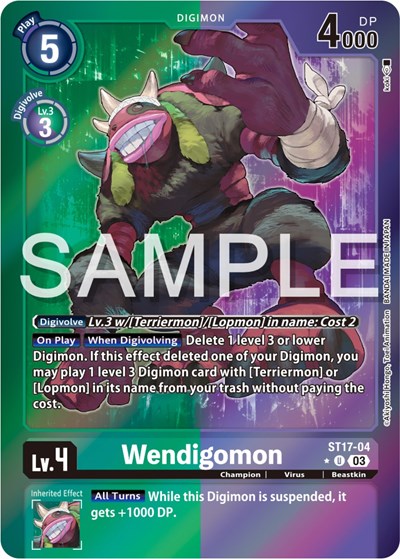 Wendigomon (Advanced Deck Set Double Typhoon Secret Pack) - Foil - Magic  Stronghold Games