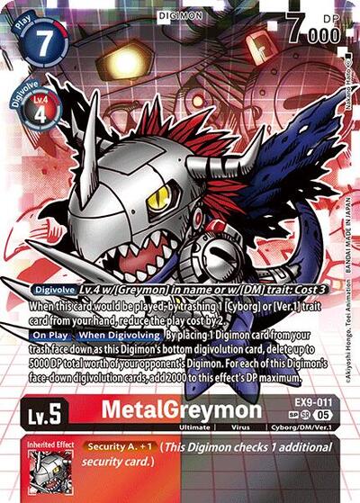 digimon cards metalgreymon P-072 MetalGreymon: Alterous Mode Promo HOLO FOIL Alternative Art Mint Digimon Card main image 0