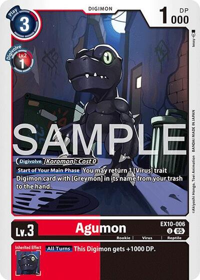 agumon digimon card (X Antibody) - BT11-062 - U - Foil - Other TCG  Game  Digimon Card Game Singles  BT11 - Dimensional Phase Description coming soon... Agumon [BT17-007] [Secret Crisis Pre-Release