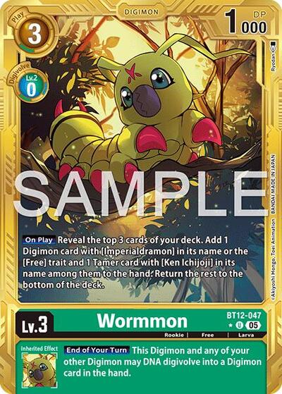 digimon gold cards Card Game - AD01 - Digimon Generation 7 Digimon Power (DP) Gokumon/Reapermon Preview for Digimon Card