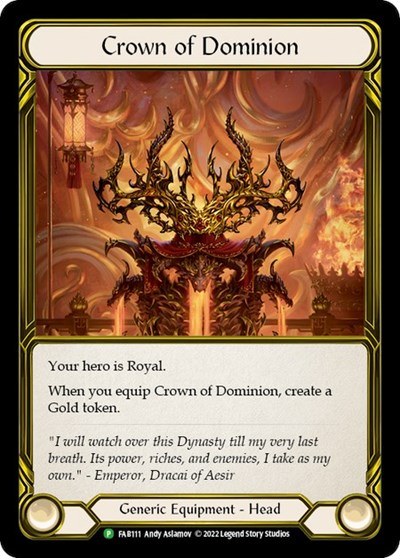 Crown of Dominion (Golden) - FAB111 - Cold Foil