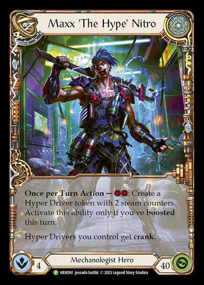 その他 Maxx 'The Hype' Nitro Cold Foil Maxx 'The Hype' Nitro - HER090 - Cold Foil - LaughingDragonMTG