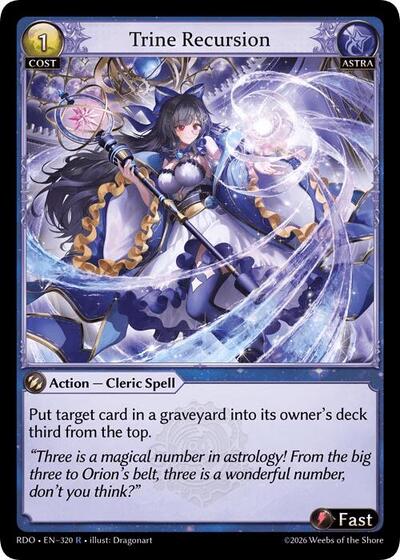 Trine Recursion - Foil - Magic Stronghold Games Trine Recursion - Foil - Magic Stronghold Games