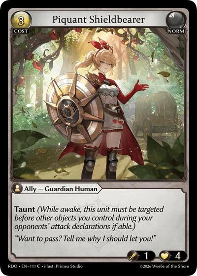 Piquant Shieldbearer (Curio Foil) - Foil - Magic Stronghold Games