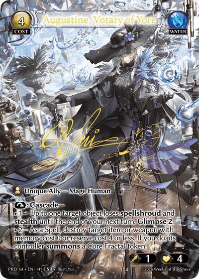 Augustine, Votary of Yore 4枚 Augustine, Votary of Yore FOIL TCG専門店 蓮屋 MtG & FaB & GA / Foil