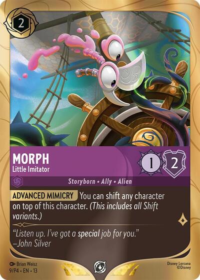 morph lorcana card - Space Goo 1 Illustrated by Diogo Saito Card Morph Space Goo Enchanted