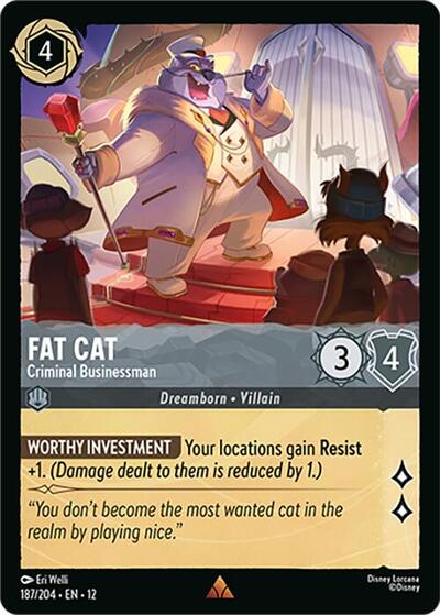 Fat Cat - Criminal Businessman - Heavy J's Card House