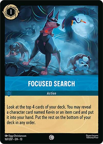 Focused Search - Cold Foil - Magic Stronghold Games