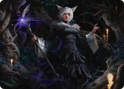 Y'shtola, Night's Blessed (#21) - Art Card - LaughingDragonMTG