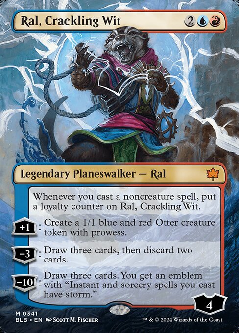 Ral, Crackling Wit - Extended Art - LaughingDragonMTG