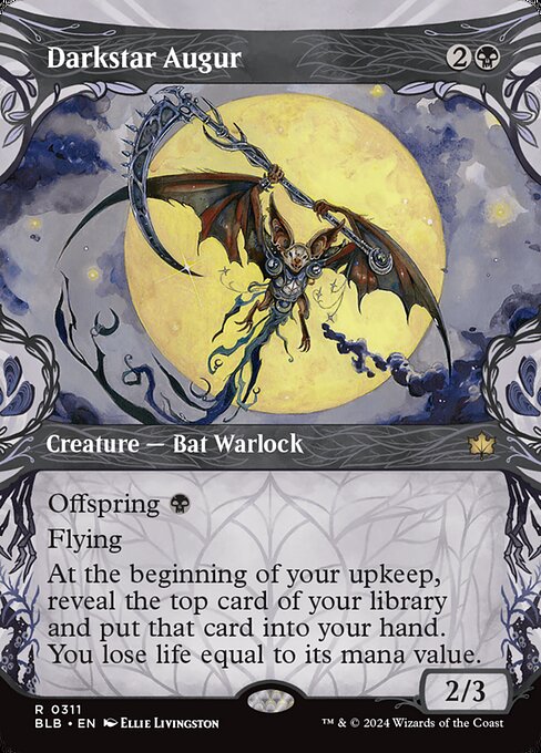 Darkstar Augur - Extended Art Showcase - LaughingDragonMTG Darkstar Augur - Extended Art Showcase - LaughingDragonMTG