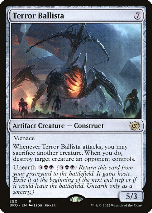 terror mtg card Valgavoth, Terror Eater