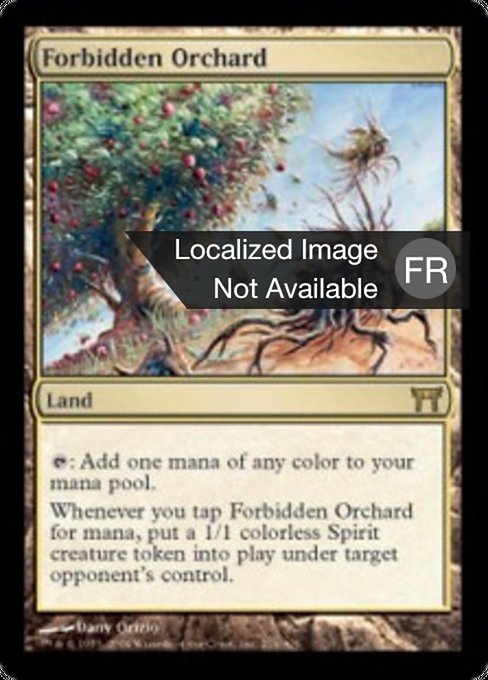 Forbidden Orchard (FR) - Foil - LaughingDragonMTG