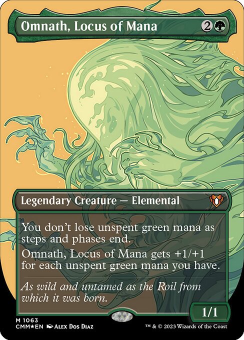 mtg textured cards Grief | (Borderless) | (Textured Foil) | Special Guests | (SPG) | Magic: The Gathering block) closed.class Omnath, Locus of Mana (CMM-1063)