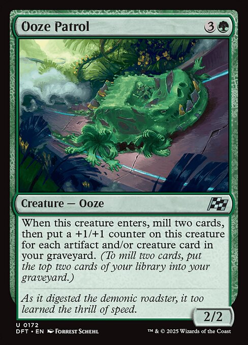 ooze mtg cards March of the World (Fracture Foil) In nature Corrosive Ooze | Dominaria |