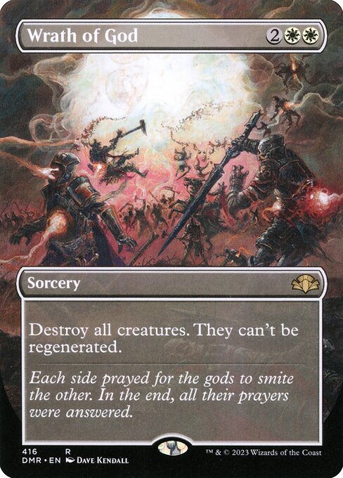 Wrath of God - Foil Extended Art - LaughingDragonMTG