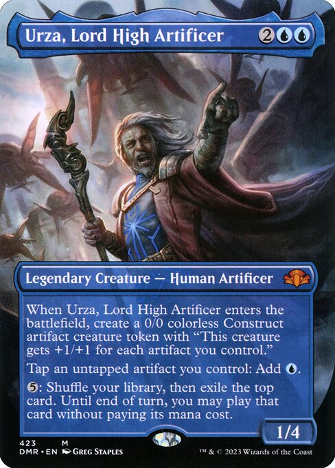 最高工匠卿、ウルザ　Urza, Lord High Artificer foil Urza, Lord High Artificer (Foil Etched) | Commander Masters