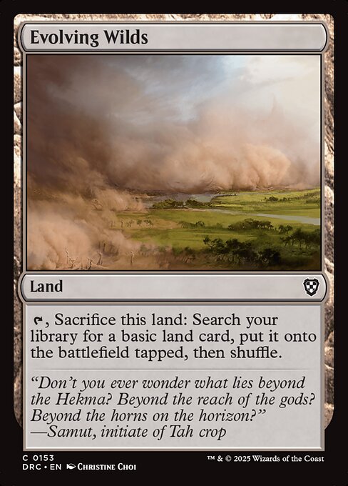 mtg cards like evolving wilds [Magic 2013] Theres a certain beauty in destruction Aye, Commander!: Myriad Landscape vs.
