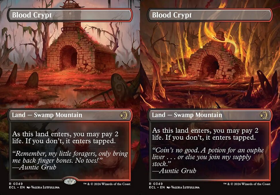 Blood Crypt // Blood Crypt - Foil Extended Art - LaughingDragonMTG