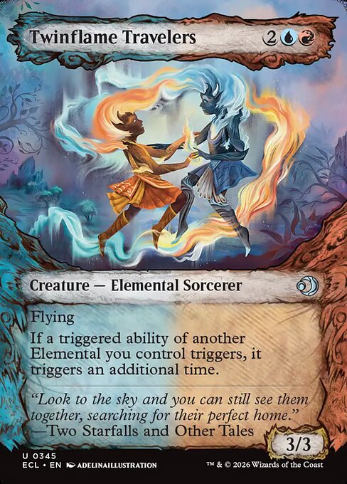 Twinflame Travelers - Foil Showcase - LaughingDragonMTG