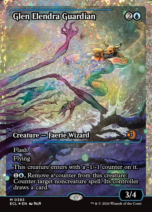 エレンドラ谷の守護者 フラクチャー FOIL Glen Elendra 英語 Glen Elendra Guardian - Fracture Foil Showcase - Magic Stronghold