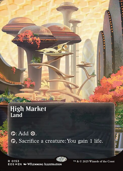 High Market (#153) - Galaxy Foil Extended Art - Heavy J's