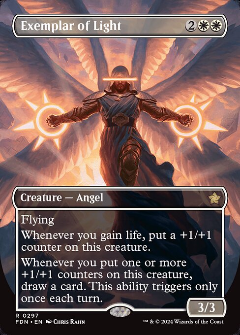 Exemplar of Light (#297) - Extended Art - LaughingDragonMTG