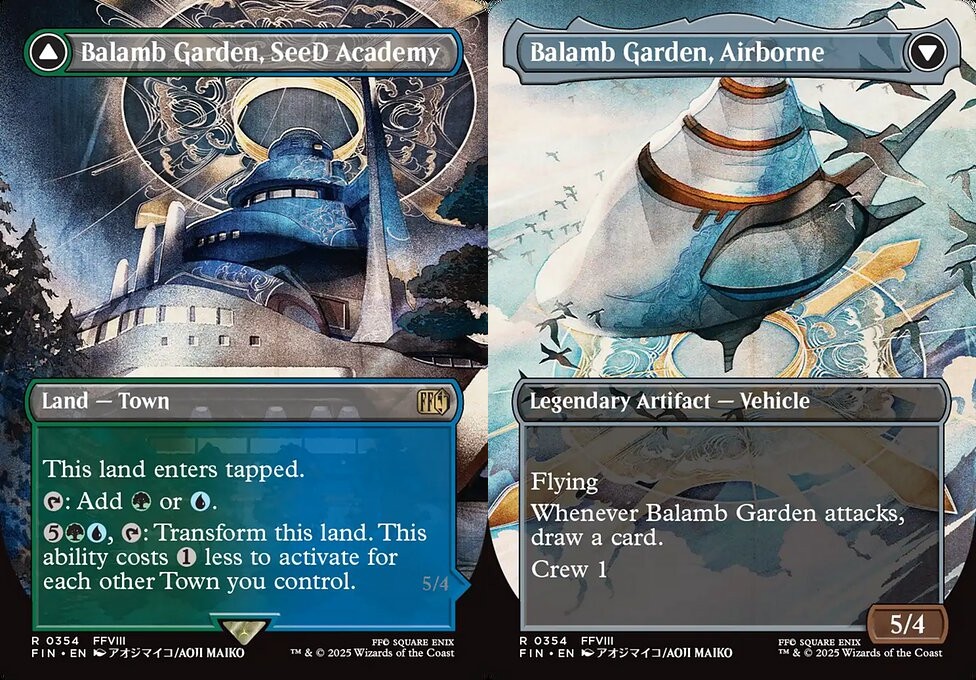 Balamb Garden, SeeD Academy // Balamb Garden, Airborne - Foil Extended Art - Paragon City Games Balamb Garden, SeeD Academy // Balamb Garden, Airborne - Foil Extended Art - Paragon City Games