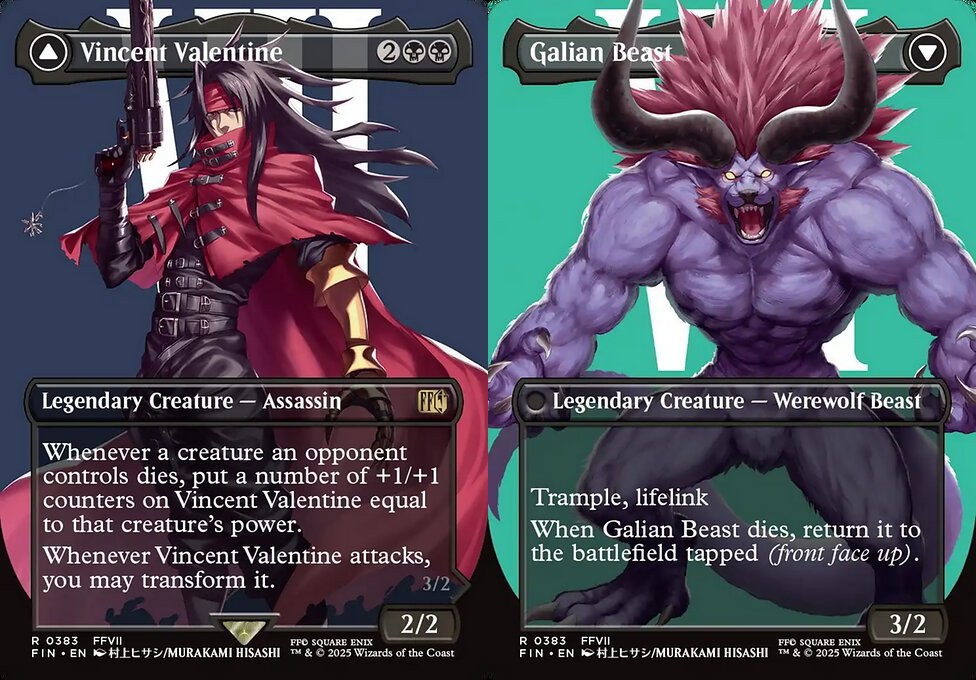 final fantasy vincent valentine mtg Magic The Gathering - Universes Beyond - Final Fantasy main image 0