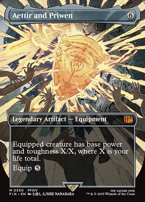 Aettir and Priwen - Foil Extended Art - LaughingDragonMTG Aettir and Priwen - Foil Extended Art - LaughingDragonMTG