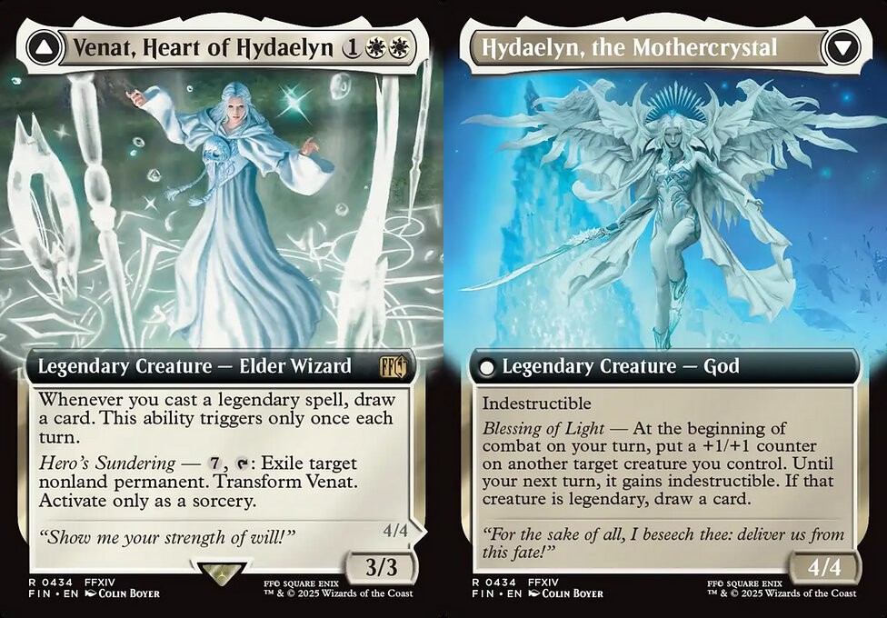venat final fantasy mtg Venat, Heart of Hydaelyn // Hydaelyn, the Mothercrystal [434] [Extended Art] [FINAL FANTASY] [Foil]  Face to Face Games This ability triggers only once each turn Final Fantasy - Hidden Trials