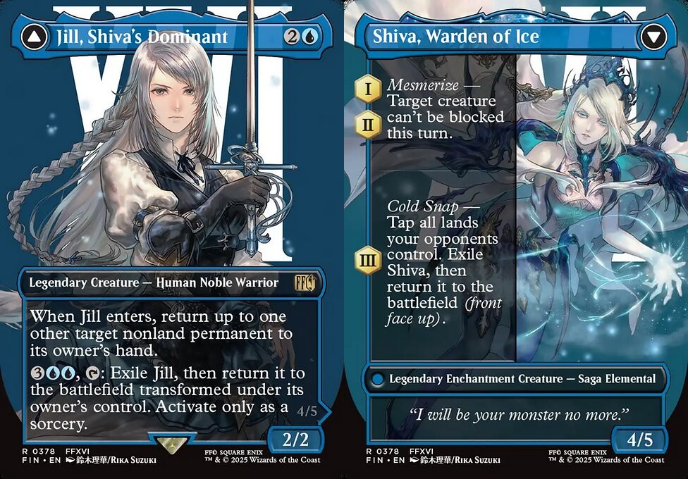 final fantasy mtg shiva Final Fantasy - Hidden Legends - Shiva (XVI)