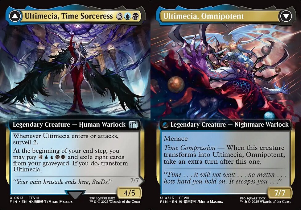 ultimecia mtg card Ultimecia, Time Sorceress // Ultimecia, Omnipotent | Moonmist Ultimecia, Time Sorceress // Ultimecia,