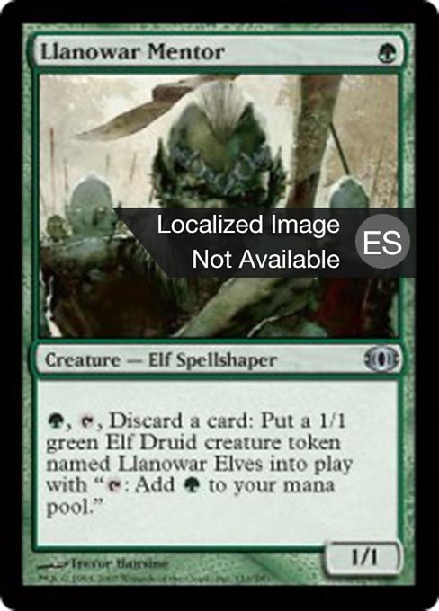 Llanowar Mentor (ES) - Foil - LaughingDragonMTG