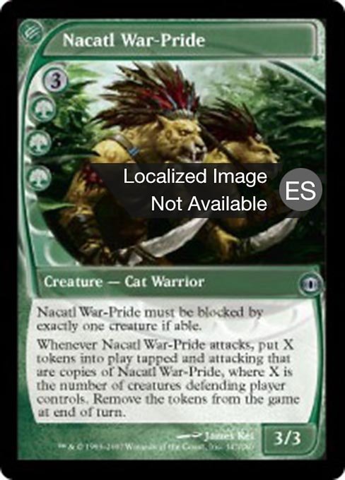 Nacatl War-Pride (ES) - Foil - LaughingDragonMTG