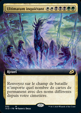 mtg eerie cards Magic The Gathering - Ikoria Lair of Behemoths - Eerie Ultimatum