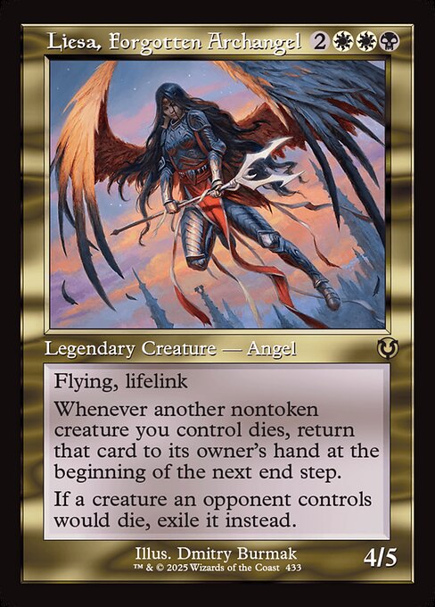 Liesa, Forgotten Archangel - Retro Frame - LaughingDragonMTG Liesa, Forgotten Archangel - Retro Frame - LaughingDragonMTG