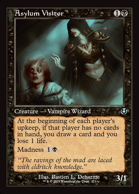 Asylum Visitor - Retro Frame - LaughingDragonMTG