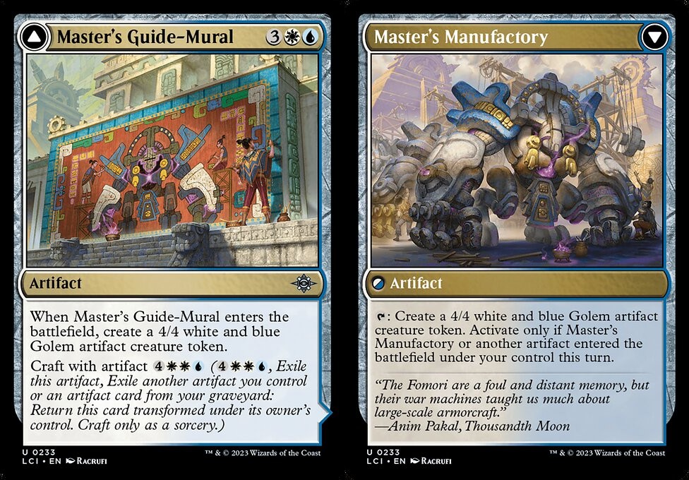 Master's Guide-Mural // Master's Manufactory - Foil - LaughingDragonMTG