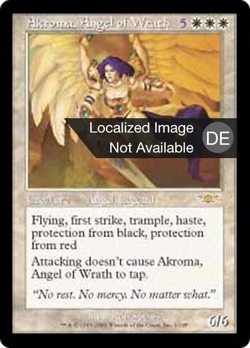 【foil】怒りの天使アクローマ/Akroma, Angel of Wrath 英)怒りの天使アクローマ / Akroma, Angel of Wrath【TSB