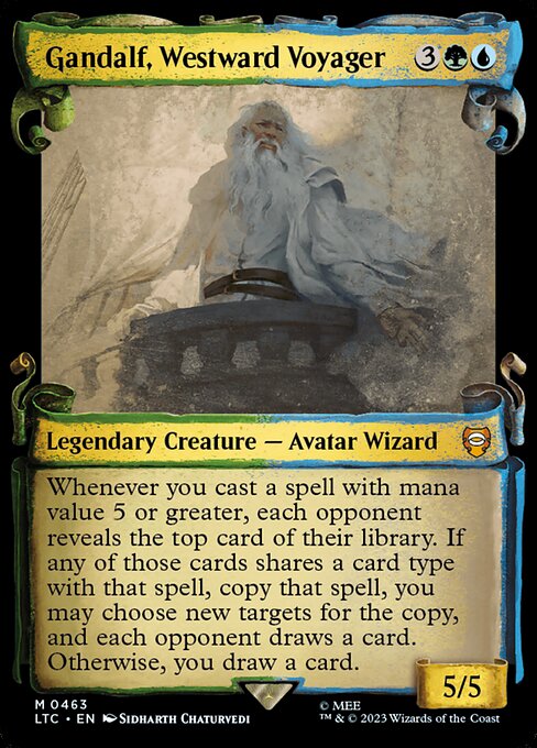 gandalf mtg card the Grey If any of those cards shares a card type with that spell Gandalf of the Secret Fire