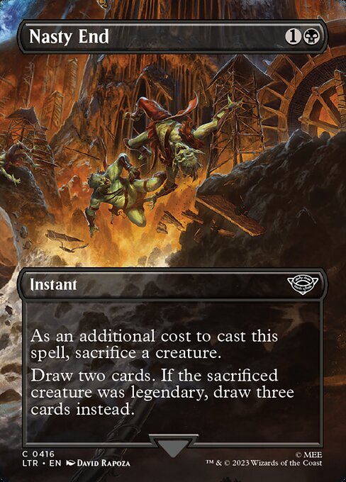 Nasty End - Extended Art - LaughingDragonMTG
