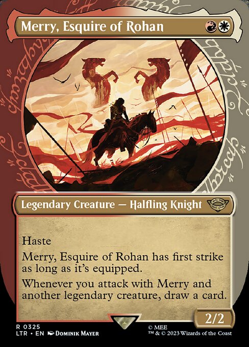 Merry, Esquire of Rohan - Extended Art Showcase - LaughingDragonMTG