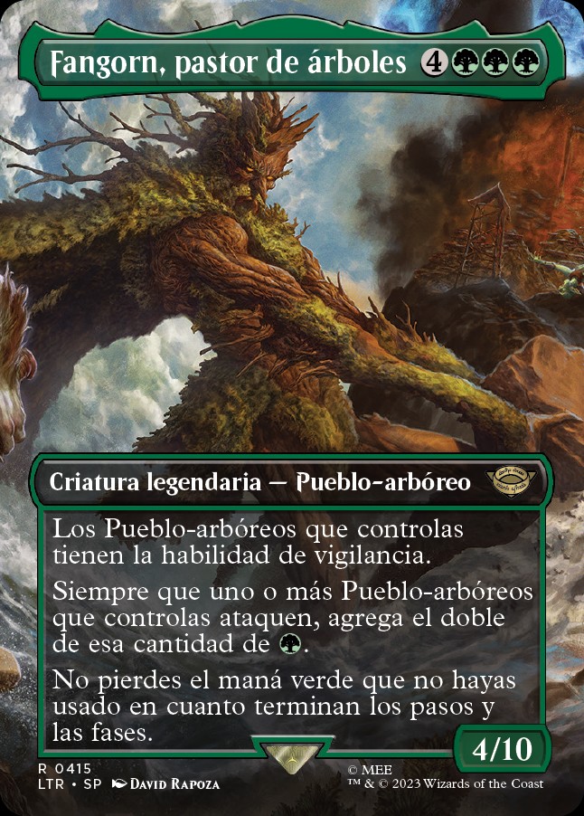 Fangorn, Tree Shepherd (ES) - Extended Art - LaughingDragonMTG