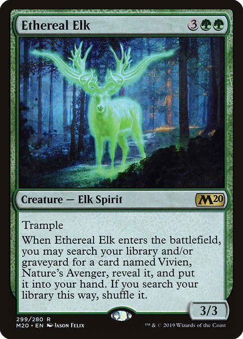 Ethereal Elk - Planeswalker Deck - LaughingDragonMTG Ethereal Elk - Planeswalker Deck - LaughingDragonMTG