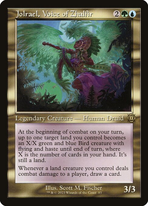 Jolrael, Voice of Zhalfir - Foil Retro Frame Showcase